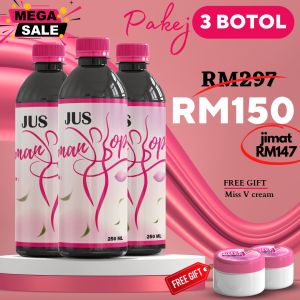 SET 3 BOTOL FREE 1 FREEGIFT